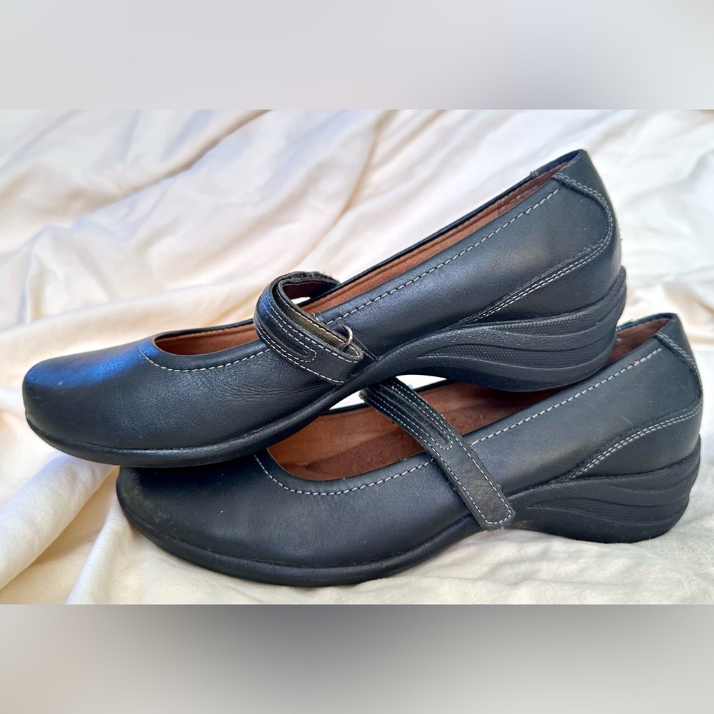 Hush Puppies Epic Mary Jane leather loafers - Black - 9.5